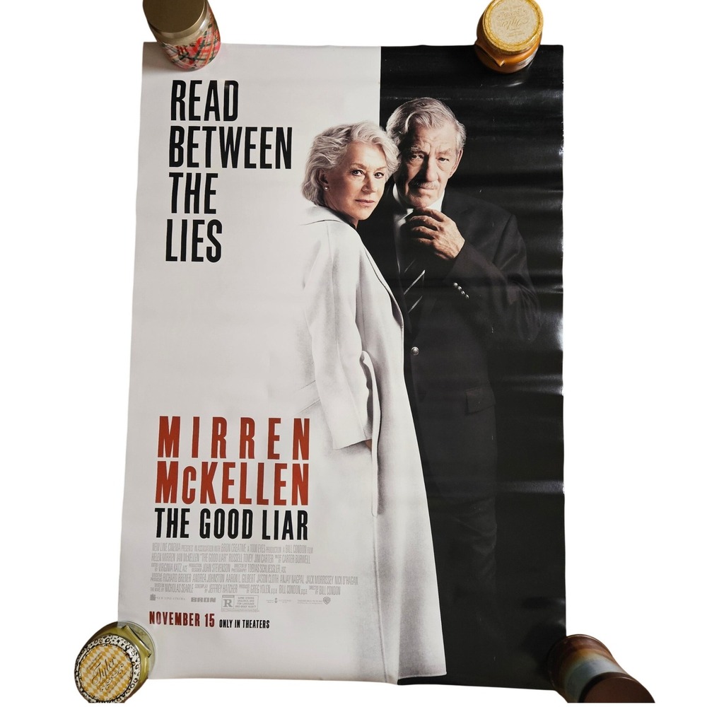 The‎ Good Liar 2019 Original Advance Movie Poster 27x40 Mirren McKellen D/S